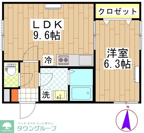 シャトームートン新船橋の物件間取画像